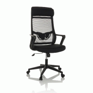 Siège de bureau  / Siège pivotant NEKEO Maille / Tissu noir hjh OFFICE - noir polyester 719233