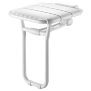 Siège de douche mural rabattable pour handicapé et pmr 407x360x480mm - DELABIE - 510400 - 488525