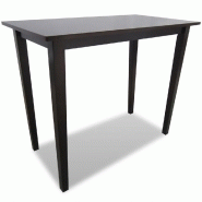 TABLE HAUTE MANGE DEBOUT BAR BISTROT EN BOIS MARRON 0902122 TABLE HAUTE MANGE DEBOUT BAR BISTROT EN BOIS MARRON 0902122