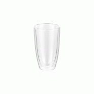 Verre caffè latte 360 ml Ø 8,5 cm borosilicate LOUNGE lot de 2 - Was Germany - transparent verre 4044925015240