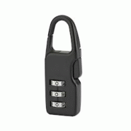 Cadenas à combinaison Swish, 3 chiffres, intérieur, anse acier, 21mm, noir - THIRARD - noir 3150260011807 Cadenas à combinaison Swish, 3 chiffres, intérieur, anse acier, 21mm, noir - THIRARD - noir 3150260011807