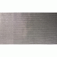 Chemin de table PVC quadrillage anthracite 30cm x 5m