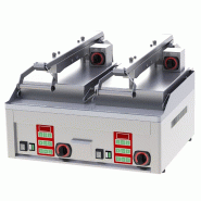 Clam / Grill électrique semi-automatique - 2 clams | Redfox - KDA66ED