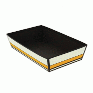 Corbeille carton rectangle "Vogue" 33x20x7cm - par 30