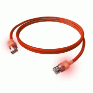 Cordon EasyLan DualBoot® LED Cat.6A (Classe EA) S/FTP, LSOH, rouge, 10 m Cordon EasyLan DualBoot® LED Cat.6A (Classe EA) S/FTP, LSOH, rouge, 10 m