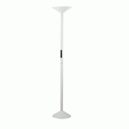 Fabas Luce Lampadaire Led Tratto 50 W 4000 Lm Blanc - Structure En Métal Et Méthacrylate, Variateur Tactile, Ip20, 175,5 Cm - Tratto Design - blanc