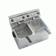Friteuse pro électrique a poser de table - 2 x 4 litres alimentatio... - PACF35N