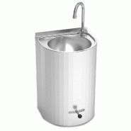 Lavabo mural à levier avec eau chaude et froide 350x335x500 mm. - 061402FRIC