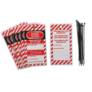 Lot de 10 étiquettes de consignation ''ne pas mettre en marche'' - FTH THIRARD - 091133 - 585215_0