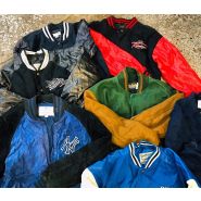 Lot de 25 pieces varsity jacket / baseball jacket vintage