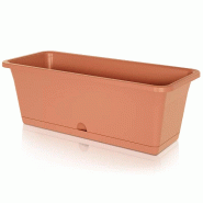 Prosperplast - Pot CAMELIA - 59,5x17x14,3 cm, terracotta - orange plastique polypropylène ZA3113