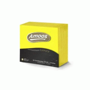 Serviettes 40x40 2Fls Jaune Amoos Luxe 50un - jaune 6511044