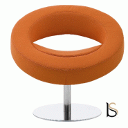 Siège Design en tissu Hello - Softline - Feld Orange 624_1
