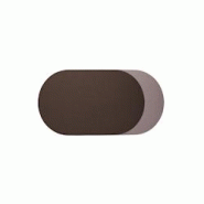 Stil Casa, set de 12 sets de table bicolores, polyuréthane cousu, 48xh. 30 cm, finition dollar couleur marron/rose. - TOV4830-D-BWC Stil Casa, set de 12 sets de table bicolores, polyuréthane cousu, 48xh. 30 cm, finition dollar couleur marron/rose. - TOV4830-D-BWC