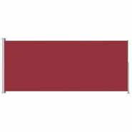 VidaXL Auvent latéral rétractable de patio 220x500 cm Rouge Modèle Helios Advance Pro - rouge 313434