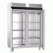 Armoire congélateur en inox porte vitrée GN 2/1 Premium - 1400 L