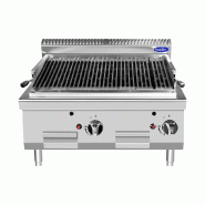 Atosa CookRite Grill a poser profondeur 700 + poignees de reglages AT7G8CM-C - argenté 6972397712641