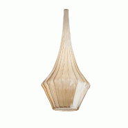 Bonetti Illumina Zeus Verre borosilicate pyrex ambré diamètre 20 H.45 d.20 BL270-VT-DM20-AM - beige 8050713218232