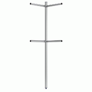 Colonne d'angle en acier inoxydable pour structure de chambre tubulaire Horemaq - 020804
