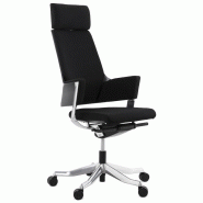 FAUTEUIL DE BUREAU EN TISSU LOUNGE 132CM NOIR - PARIS PRIX FAUTEUIL DE BUREAU EN TISSU LOUNGE 132CM NOIR - PARIS PRIX