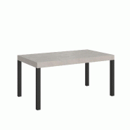 Itamoby Table Extensible 160/420X90 Cm Everyday Premium Pieds Cachemire Anthracite - gris multi-matériau VE160PREVE420-CH-AN
