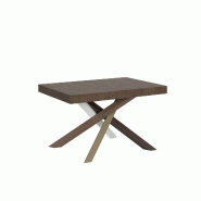Itamoby Table extensible 90x120/224 cm Volantis Noce structure 4/C - marron 8050598100868