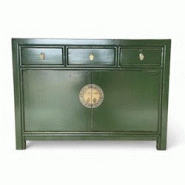OPIUM OUTLET Asia Meubles Commode Buffet Armoire de mariage sideboard console chiffonnier 33083 vert asiatique chinois oriental entièrement monté - OPIUM OUTLET Asia Meubles Commode Buffet Armoire de mariage sideboard console chiffonnier 33083 vert asiatique chinois oriental entièrement monté -