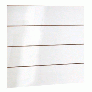 Panneau rainuré R30 L120xP120cm épaisseur 18mm - blanc laqué