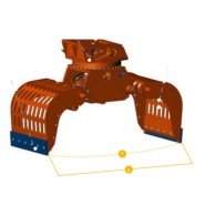 Pince enrochement pour la démolition, la sélection et la manutention de tous types de matériaux - PMZ
