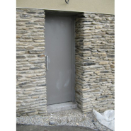 Porte blindée industrielle dormant métallique avec pion antidégondage - omnimetal