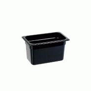 Récipients Gastronorm série Buffet de Stalgast, noir, GN 1/4 (150 mm), polycarbonate - GN2314150