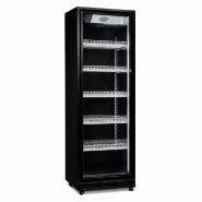 Romux® Armoire Réfrigérée Négative MD 1 Porte Noir 500 Litres avec éclairage LED avec Refroidissement Ventilées | Armoire Verticale Négative -