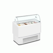 Vitrine congélateur de crème glacée blanc - 1214x630x1247 mm - marq... - PFIJI 6 Vitrine congélateur de crème glacée blanc - 1214x630x1247 mm - marq... - PFIJI 6