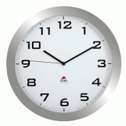 ALBA Horloge murale à quartz, cadre en ABS gris Ø 38 cm - gris HORISSIMOM_0