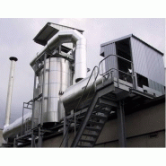 Chambre de combustion pour traitement thermique d'effluents