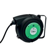 Enrouleur électrique à rappel automatique à ressort - P515 - 9 mètres, câble H05VV-F 4G2,5 mm², usage horizontal/vertical Enrouleur électrique à rappel automatique à ressort - P515 - 9 mètres, câble H05VV-F 4G2,5 mm², usage horizontal/vertical