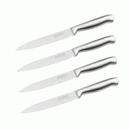 Ensemble de 4 Couteaux de cuisine universel 24 cm en tout Nirosta Star - gris Acier inoxydable 18/10 3176239931969 Ensemble de 4 Couteaux de cuisine universel 24 cm en tout Nirosta Star - gris Acier inoxydable 18/10 3176239931969