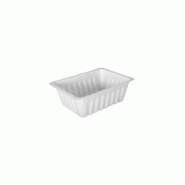 FHC - 2 000Pcs - Barquette plastique PS translucide rectangulaire 80x60x40mm 125ml - transparent plastique FHC209BT125 FHC - 2 000Pcs - Barquette plastique PS translucide rectangulaire 80x60x40mm 125ml - transparent plastique FHC209BT125