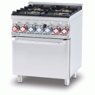 Four mixte 4 feux avec four électrique multifonctions. Dimensions cm 60x60 h90. Modèle CFM4-66GEM - 2070