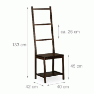 Helloshop26 - Porte-serviettes portant 133 cm bambou marron 13_0002266 - marron Bambou 3000127608988