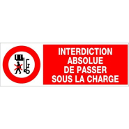 Panneaux rigides 450x150 mm interdictions dangers - PNGPSC-NV13/IAPC_0