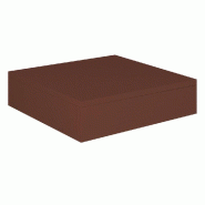 Podium 57,9x57,9x10cm /p Module Queen Vogue H240cm L60cm - lie de vin