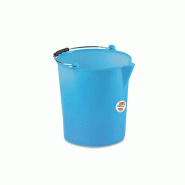 Seau industriel Stefanplast avec bec verseur, 9 litres, bleu - plastique 8003507240902