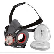 Dräger X-plore 3300 Masque de protection respiratoire adapté aux peintures  solvants, époxy résine, poussières | Demi-Masque peinture avec 2 cartouches