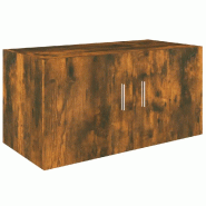 Helloshop26 - Armoire murale moderne design élégant 80 x 39 x 40 cm économies d'espace anti-poussière en bois d'ingénierie chêne 02_0048173 - Bo