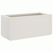 Helloshop26 - Jardinière bac lit surélevé plantes fleurs terrasse jardin 80 x 36 x 35 cm PP blanc 02_0037867 - 3000217638147 Helloshop26 - Jardinière bac lit surélevé plantes fleurs terrasse jardin 80 x 36 x 35 cm PP blanc 02_0037867 - 3000217638147