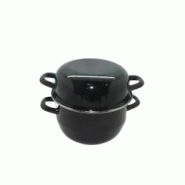 Hostelnovo del Valles Hostelnovo - Casserole pour moules 1,5 kg - noir inox 1011 Hostelnovo del Valles Hostelnovo - Casserole pour moules 1,5 kg - noir inox 1011