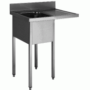 ITALCONCEPT L2G Plonge Inox Soudee, Encastrement Lv Bac Gauche 850mm x 1500mm x 700 mm - 3616350014207