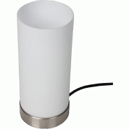 Lampe de table tactile en forme de cylindre ampoule e14 max 40 watts ou led dimmable hauteur 25 cm 3 niveaux d\'intensitÉ lampe de chevet À poser 01_0000413