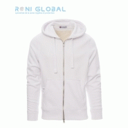 Sweat-shirt de travail homme en coton/polyester - London Payper - zip intégral, capuche et finitions vintage_0